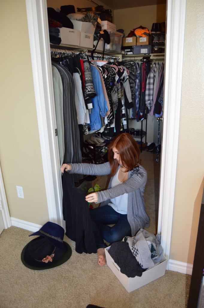 How to clean out your closet and how I handled this treacherous task