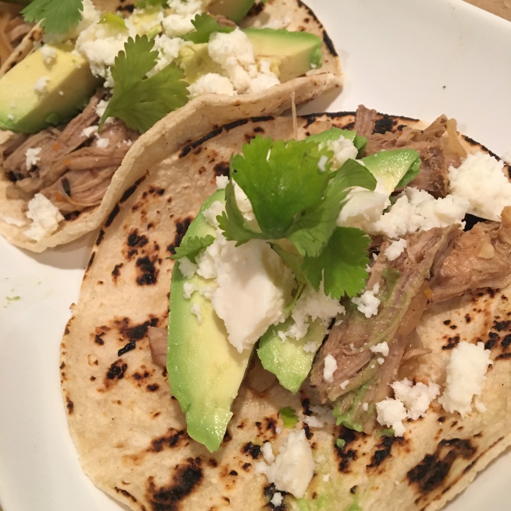 Citrus Marinated Pulled Pork Tacos