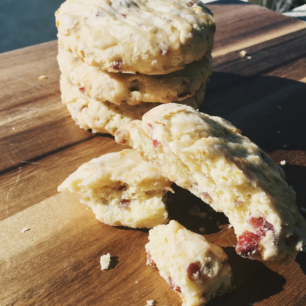 Cranberry Orange Cornmeal Scones