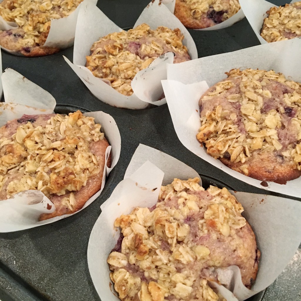 Blackberry Crumble Muffins