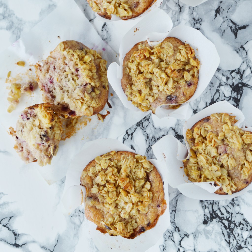 Blackberry Crumble Muffins