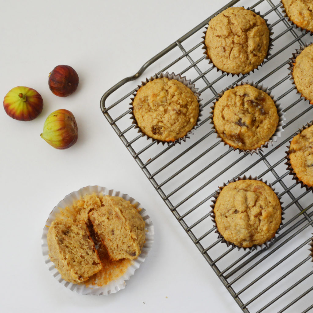 Caramelized Fig and Walnut Muffins