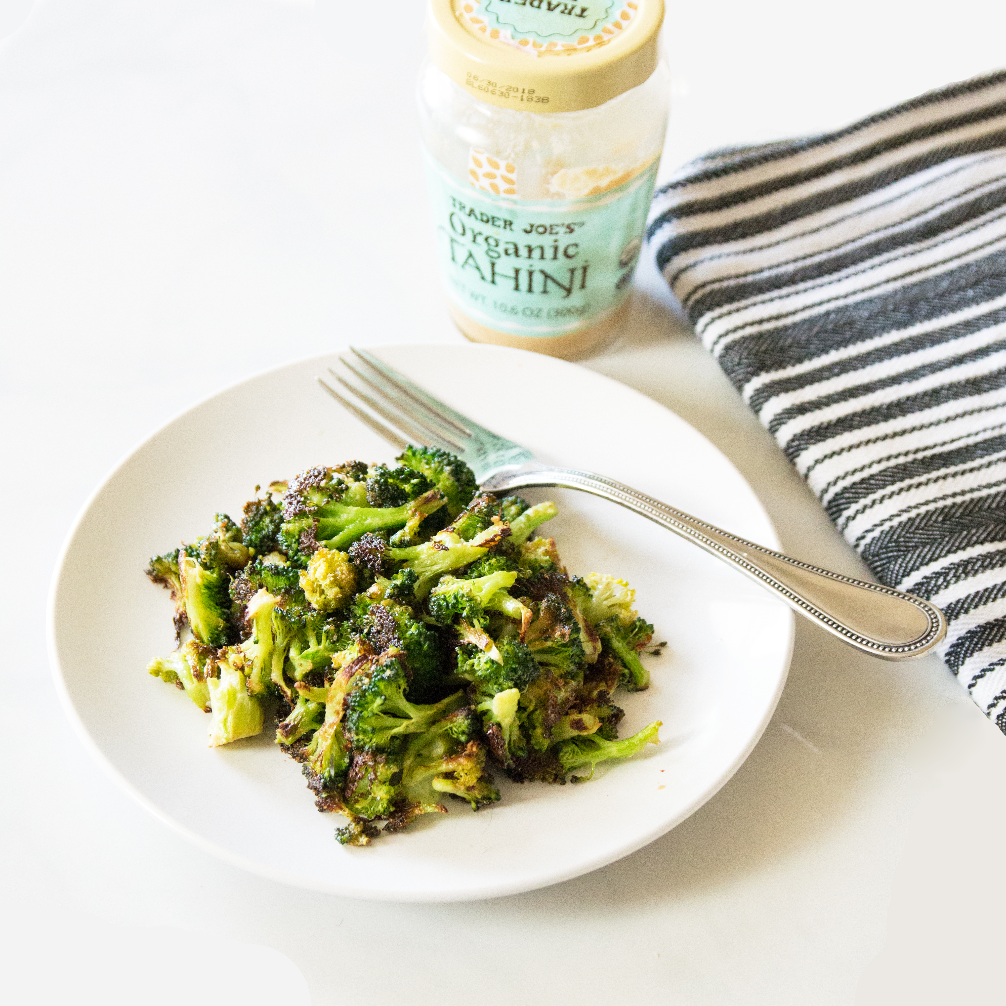 Tahini Roasted Broccoli