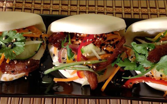 Taco Style Chicken Bao