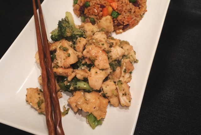 Chinese Fake Out: Lighter Sesame Chicken and Fried Rice