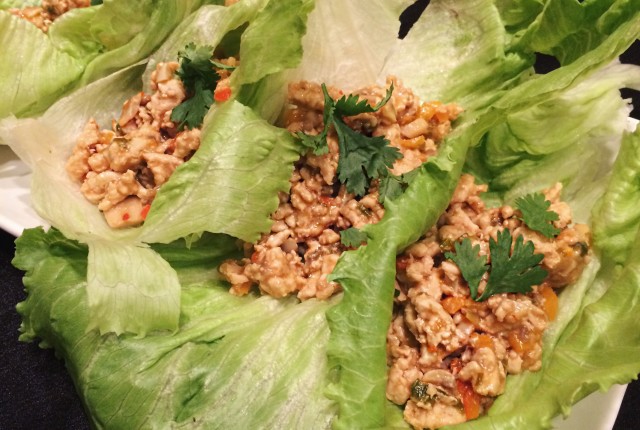 Gluten Free, Healthy Turkey Lettuce Wraps