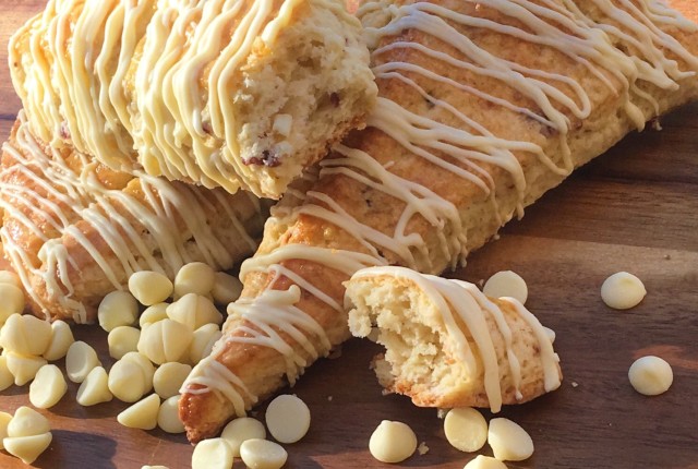 Cranberry White Chocolate Scones