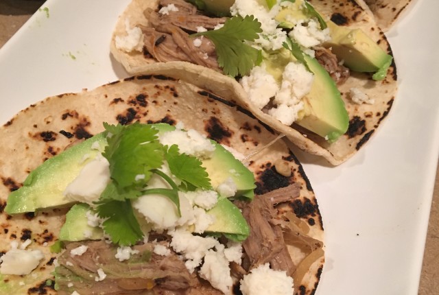 Citrus Marinated Pulled Pork Tacos