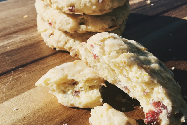 Cranberry Orange Cornmeal Scones