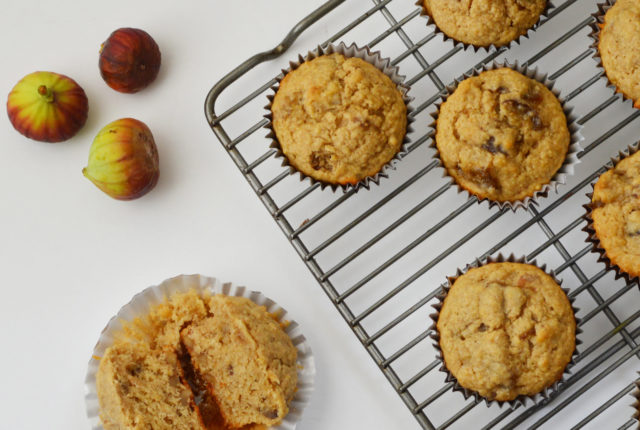 Caramelized Fig and Walnut Muffins