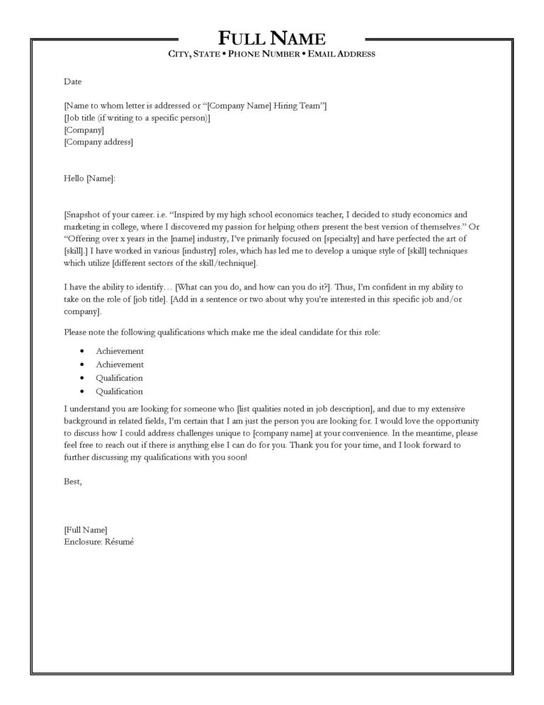 Writing the Perfect Cover Letter - Write Styles