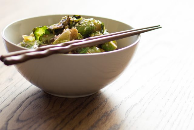 Crispy Asian Inspired Brussel Sprouts