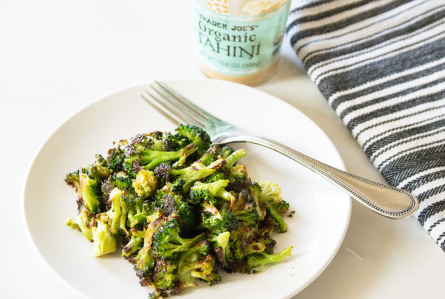 Tahini Roasted Broccoli