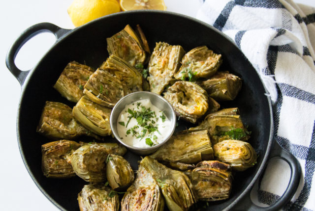 Fire Roasted Artichokes