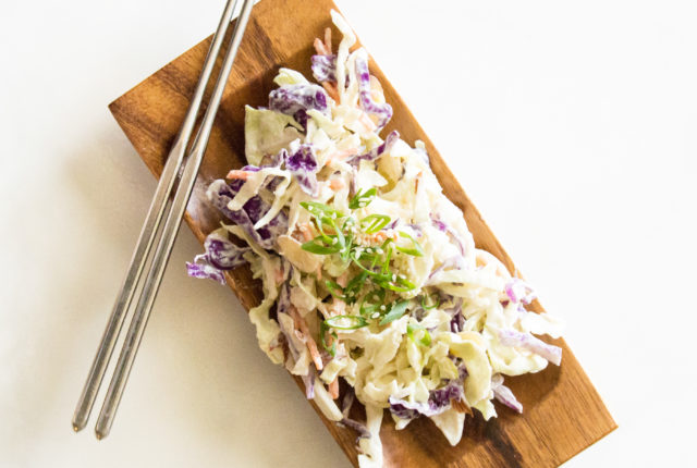 Creamy Miso Slaw