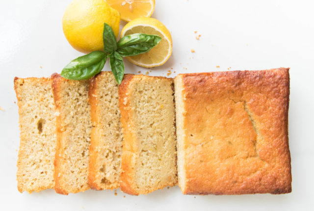 Lemon Basil Tea Cake