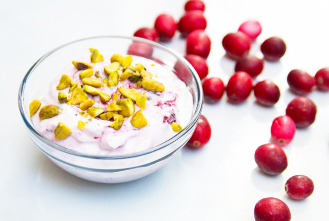 Cranberry Pistachio Yogurt