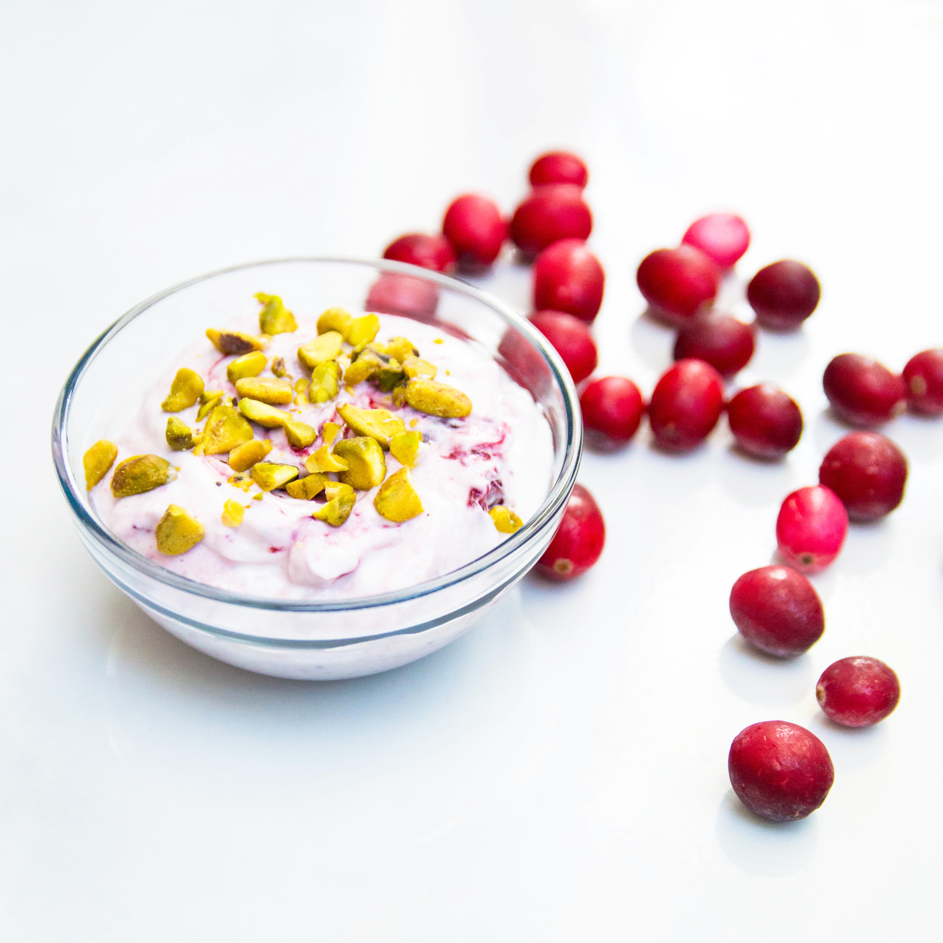 Cranberry Pistachio Yogurt