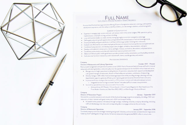 How To Streamline Your Resume