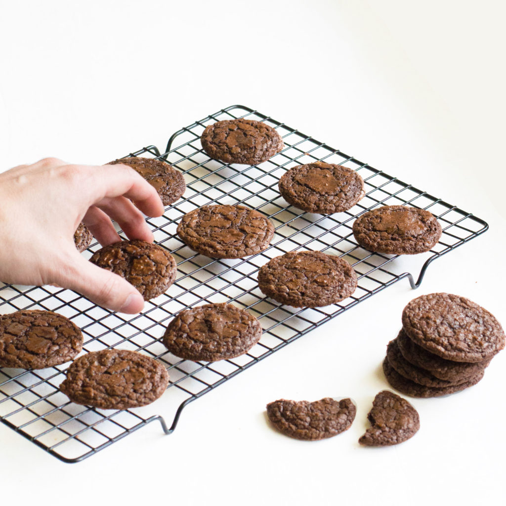 Chocolate Fudge Crinkle Cookies (Kosher for Passover and Gluten Free)