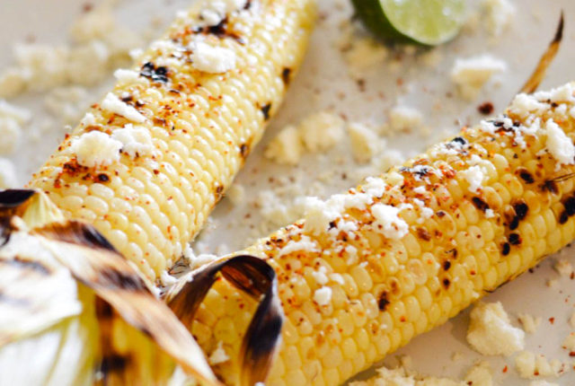 Mexican Style Grilled Corn (Elote)