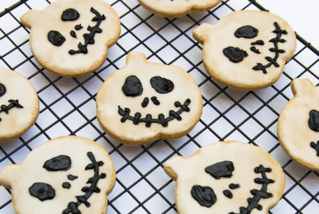 Jack Skellington Halloween Sugar Cookies