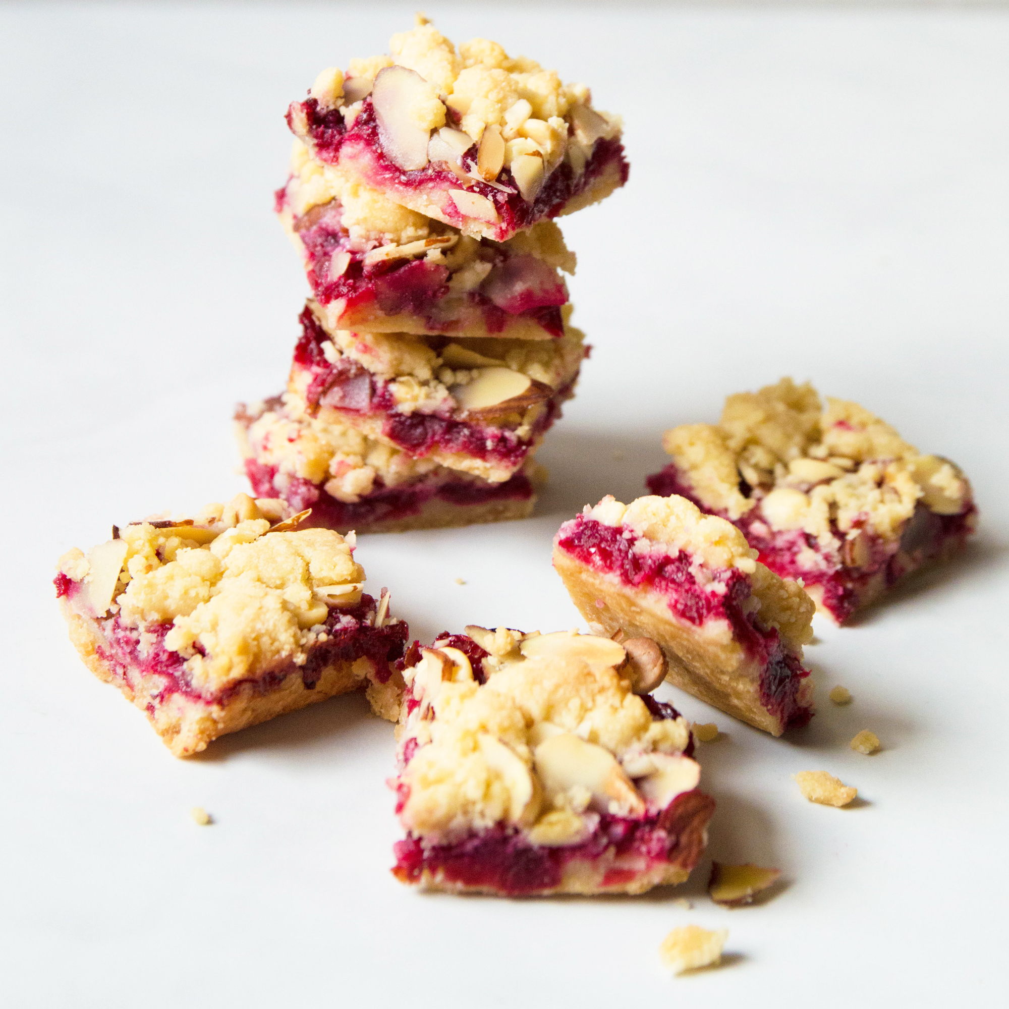 Cranberry White Chocolate Crumb Bars - Write Styles