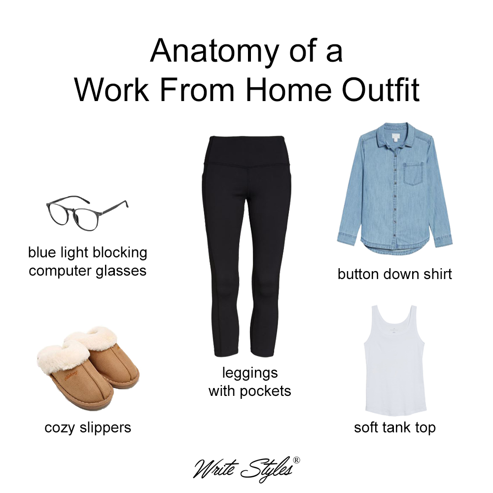 Anatomy of a Work From Home Outfit
