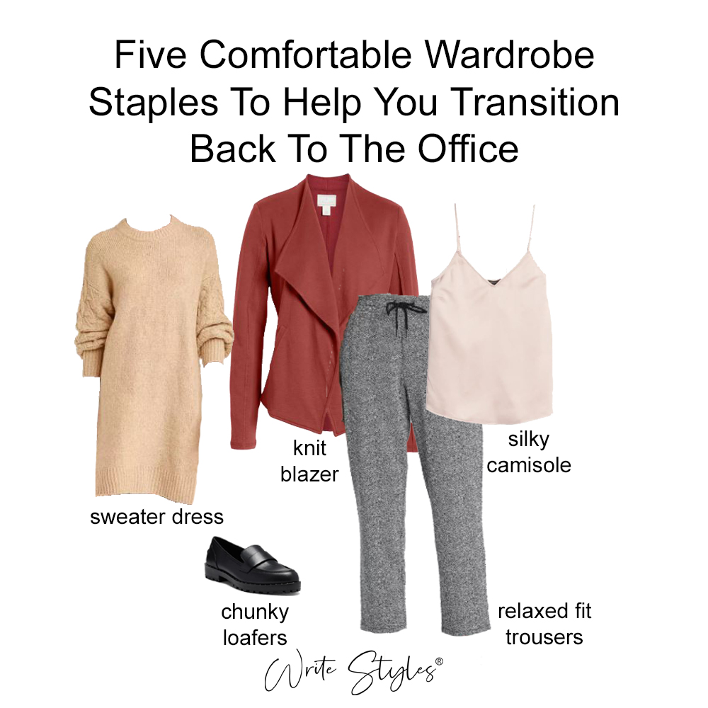Five Comfortable Wardrobe Staples To Help You Transition Back To The Office