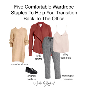 Five Comfortable Wardrobe Staples To Help You Transition Back To The Office